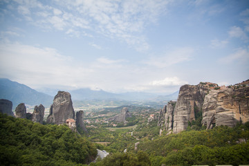 Naklejka premium Monastery in Meteora, Greece