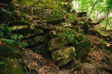 Slate in the mountain