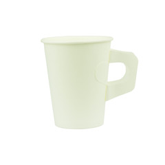 paper glass is on white background