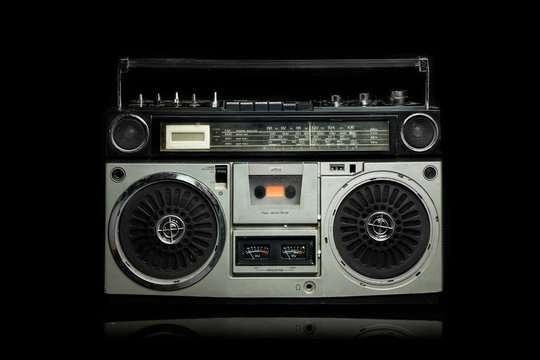 Silver Radio Cassette