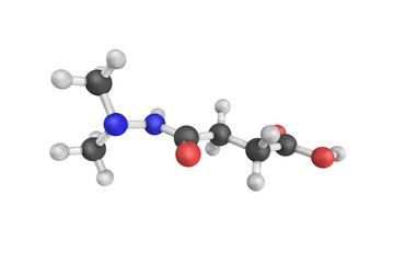 3d structure of Daminozide, a plant growth regulator sprayed on