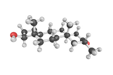 3d structure of Drostanolone (INN), also known as dromostanolone