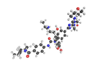 3d structure of Gedatolisib, an agent targeting the phosphatidyl