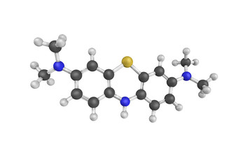3d structure of Leuco-methylthioninium, intended for the treatme