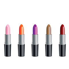 Obraz premium Lipsticks of different colors on