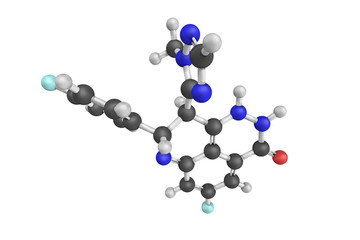 3d structure of Talazoparib, an orally available poly ADP ribose