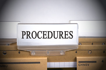 Procedures Register Folder Index