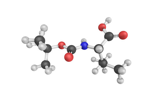 3d structure of Valine (abbreviated as Val or V) encoded by the