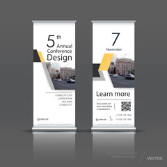 Vertical banner template design