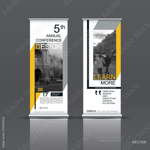 "Vertical banner template design" Stock image and royalty-free vector