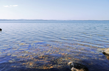 Lake Uvildy, Chelyabinsk oblast, Russia.