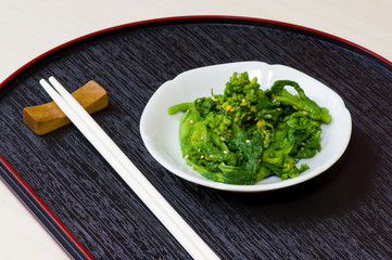 菜の花のからし和え