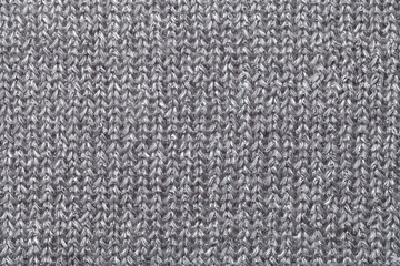 Gray textile background closeup. Structure of the fabric macro