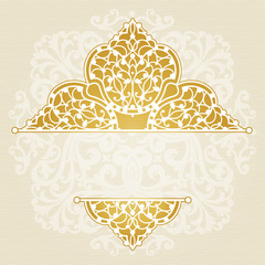 Vector ornament in Eastern style. © Anna Pogulyaeva