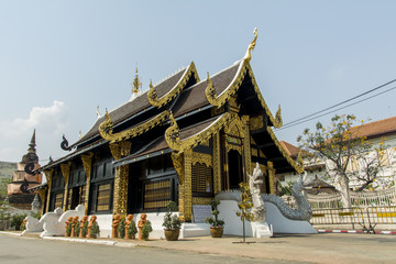 Obraz premium Temple in Asia Thailand Chiang Mai