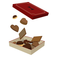 チョコレート　イラスト