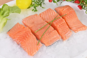 Rolgordijnen Pavés de saumon  © pixelwebphoto