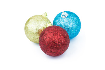 collection of colored christmas ball. set "christmas ornament" .