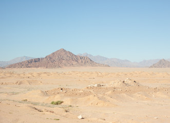 mountain in the desert