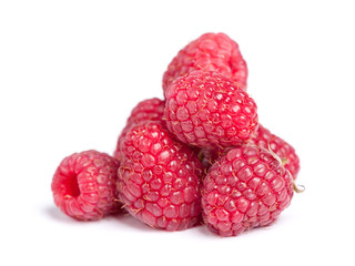 Heap of raspberries