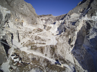 Fototapeta na wymiar Carrara marble quarries, Tuscany 