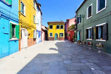 Fototapeta na wymiar Burano island, Venice, Italy