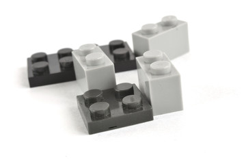 Plastic toy block pieces