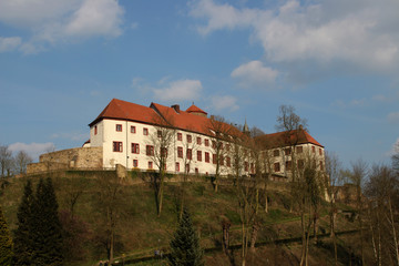Eine Burg in Bad Iburg