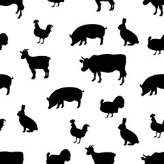 Farm seamless pattern