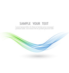 Abstract background.Blue and green wavy lines for brochures,website,flyers design.Transparent waves.