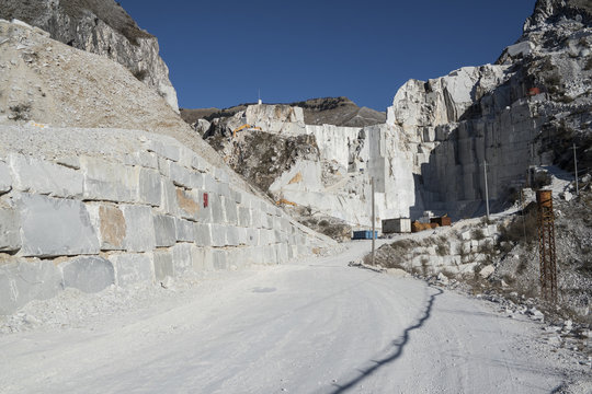 Carrara marble quarries, Tuscany 