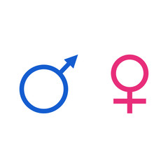 Gender symbols vector