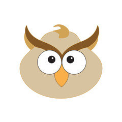 Baby owl vector