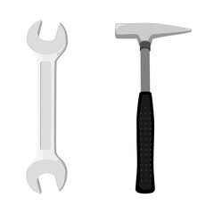 Hammer and wrench