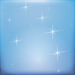 Set of glowing light effects with transparency, isolated on black background vector. Glare, rays, stars.