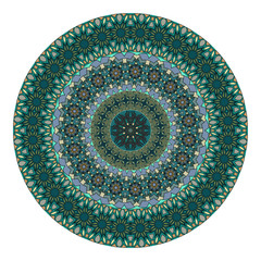 Flower mandala. Vintage decorative elements.