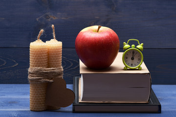 Valentine decoration on vintage background