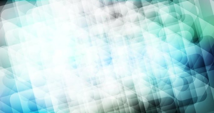 Abstract beautiful blue mesh background with moving overlay shapes and glow