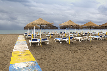 Torremolinos on Costa del Sol in Southern of Spain