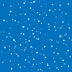 Dusty Texture for your design. Vector pattern like snow balls. Small circles. Geometric dot pattern. Vector illustration. Template for prints, textile, wrapping and decoration, wallpaper.