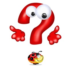 Fototapeta premium interrogativo bizzaro