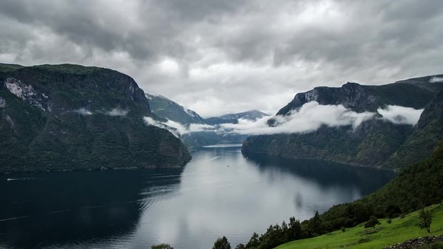 Fjord in Norwegen // Zeitraffer