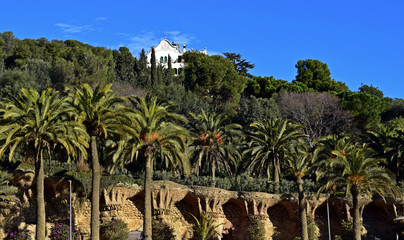 Fototapeta premium Parque Guell, Antonio Gaudí