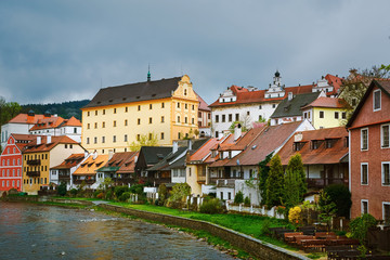 Fototapeta premium Hoses of Cesky Krumlov