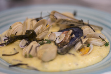 Xarem dish with clams