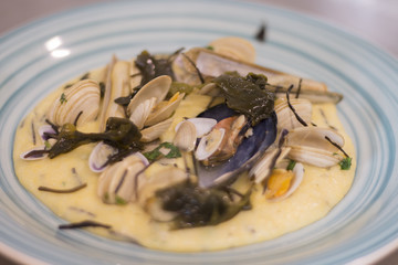 Xarem dish with clams