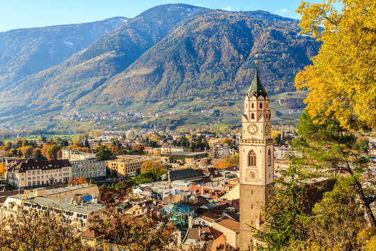 S&Uuml;DTIROL Meran von oben