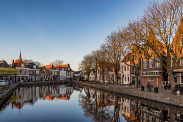 The old village of Spaarndam, The Netherlands.