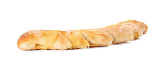 Sliced bread isolated on white