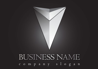 business logo luxury design on dark background